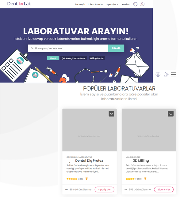 Dent to lab laboratuvar karşılaştırma